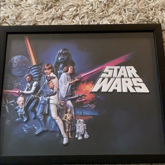 Framed Star Wars movie poster - Picture 1 of 1